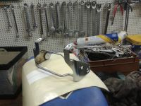 Lampenhalter EL250 Kawasaki 1988-1989 gebraucht.